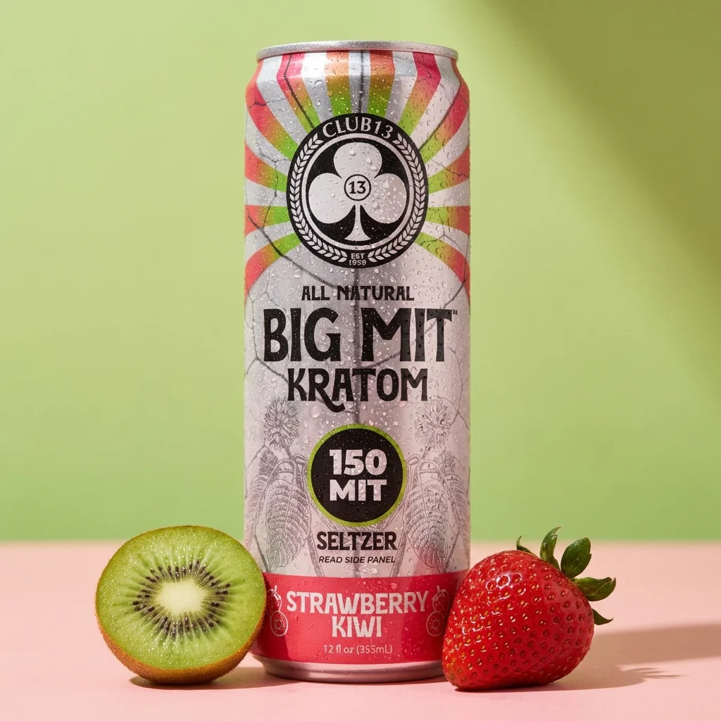 BIG MIT Strawberry Kiwi Kratom Seltzer (150 MIT)
