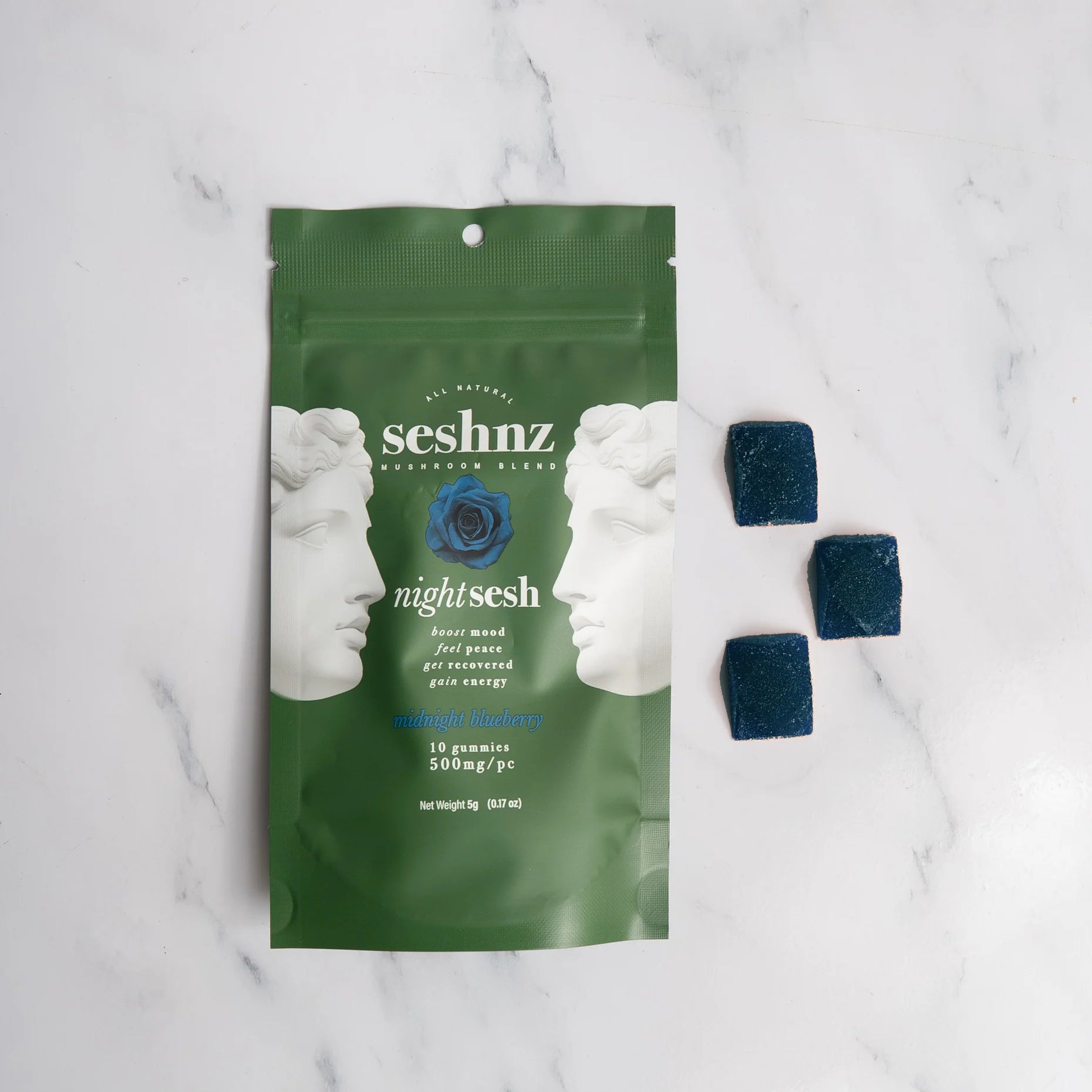 Midnight Blueberry - Night Sesh - Mushroom Blend Gummies