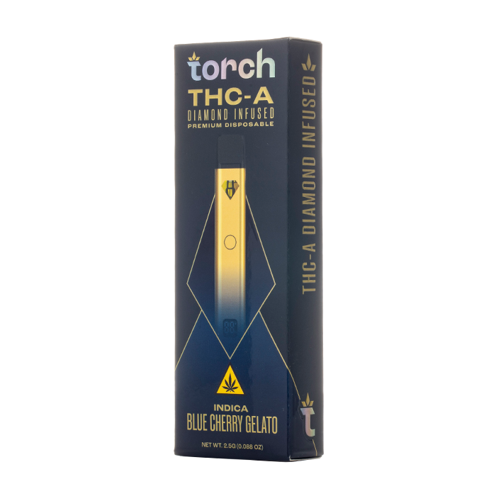 TORCH DIAMOND THC-A | 2.5G VAPE | BLUE CHERRY GELATO