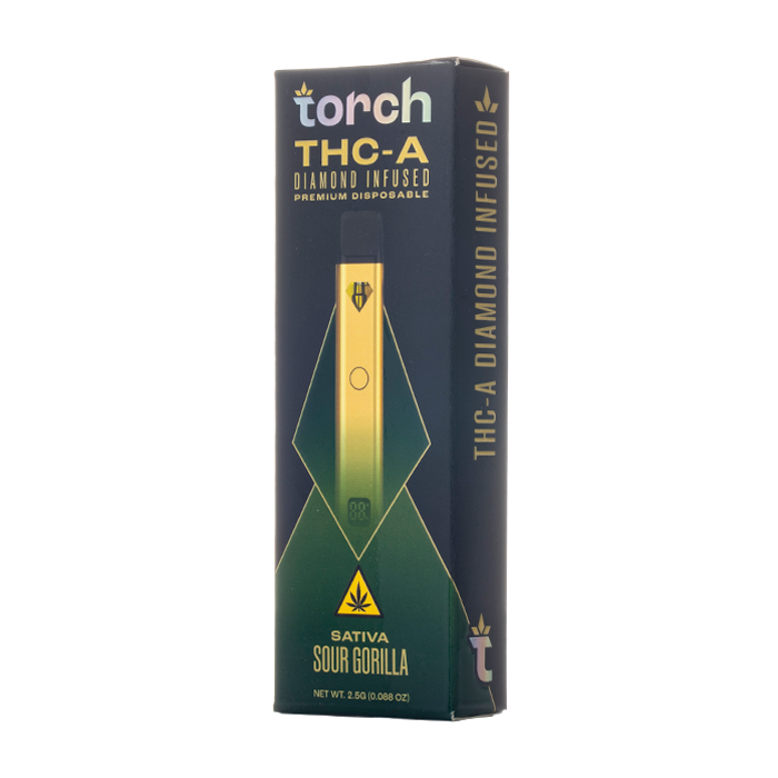 TORCH DIAMOND THC-A | 2.5G VAPE | SOUR GORILLA