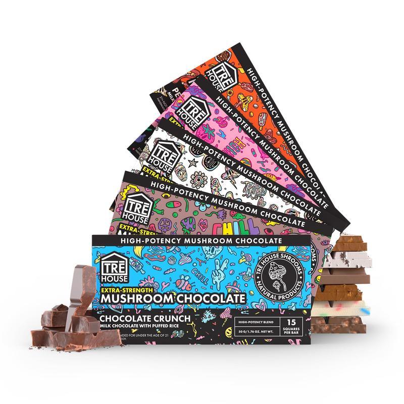 Cookies & Cream Mushroom Chocolate Bar