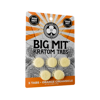 Orange Creamsicle BIG MIT Kratom Tabs