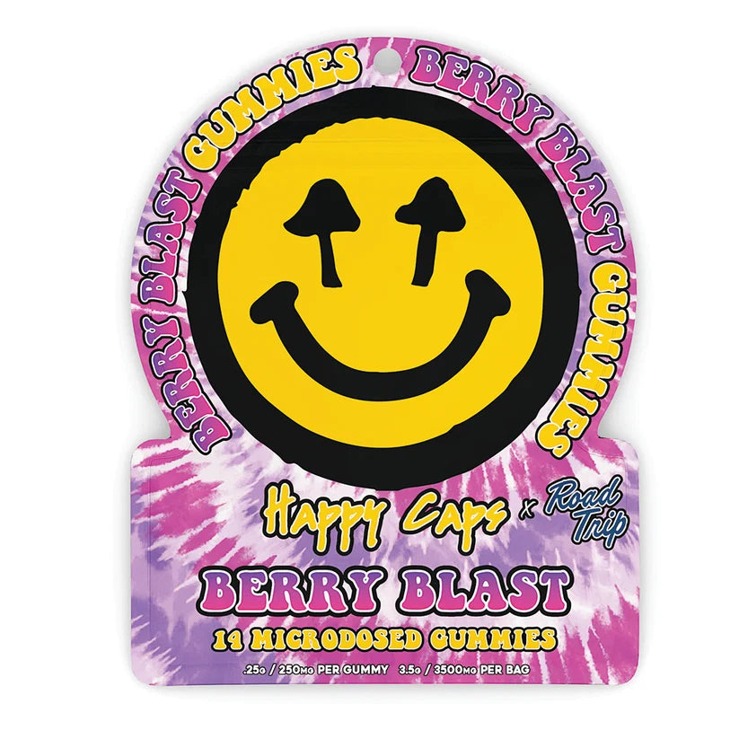 Happy Caps® x Road Trip - Berry Blast - MICRODOSED