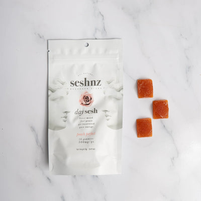 Peach Perfect - Day Sesh - Mushroom Blend Gummies