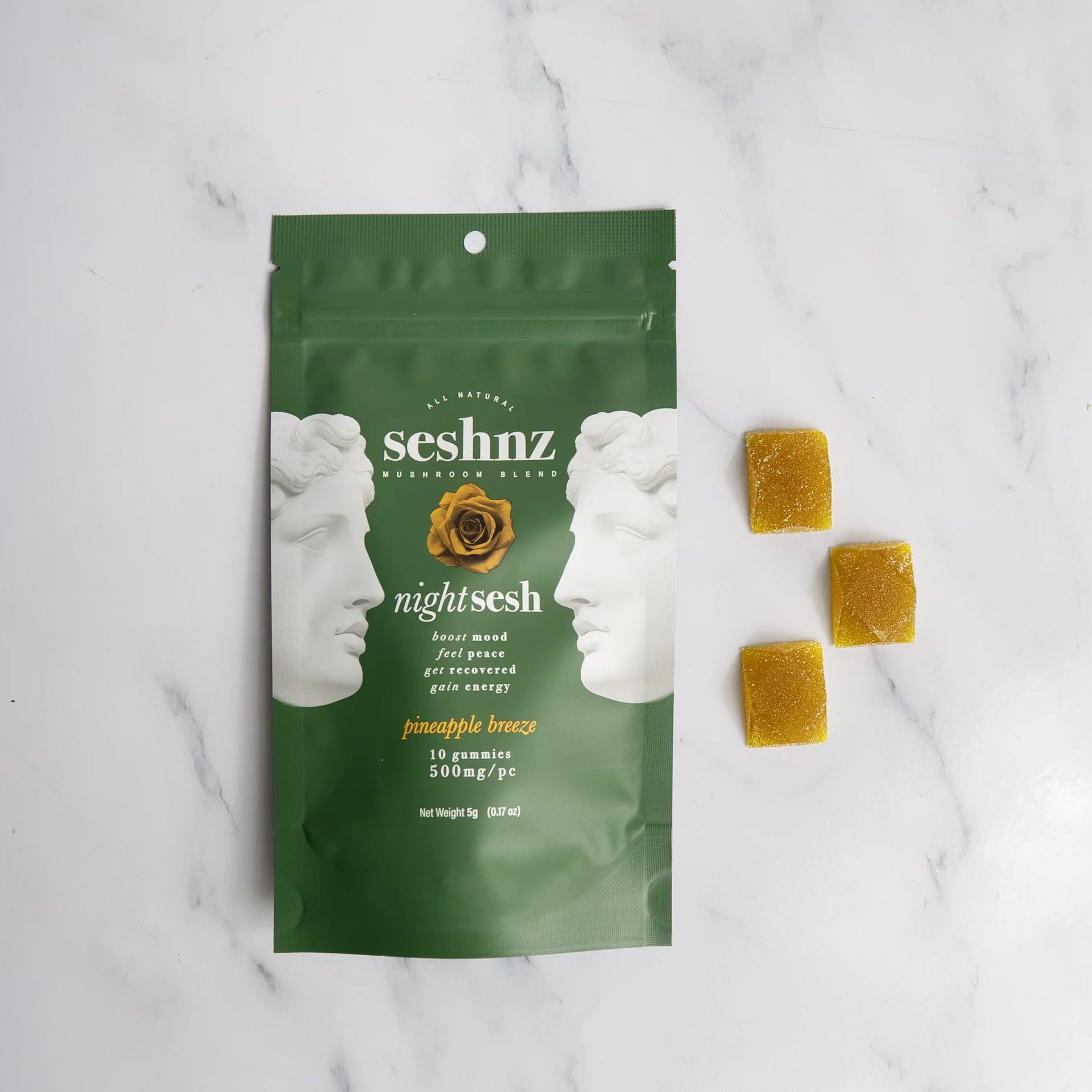 Pineapple Breeze - Night Sesh - Mushroom Blend Gummies