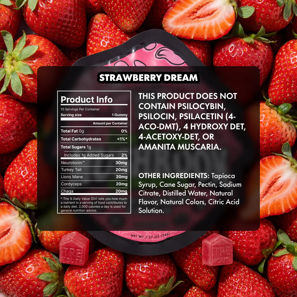 Strawberry Dream Mushroom Gummies