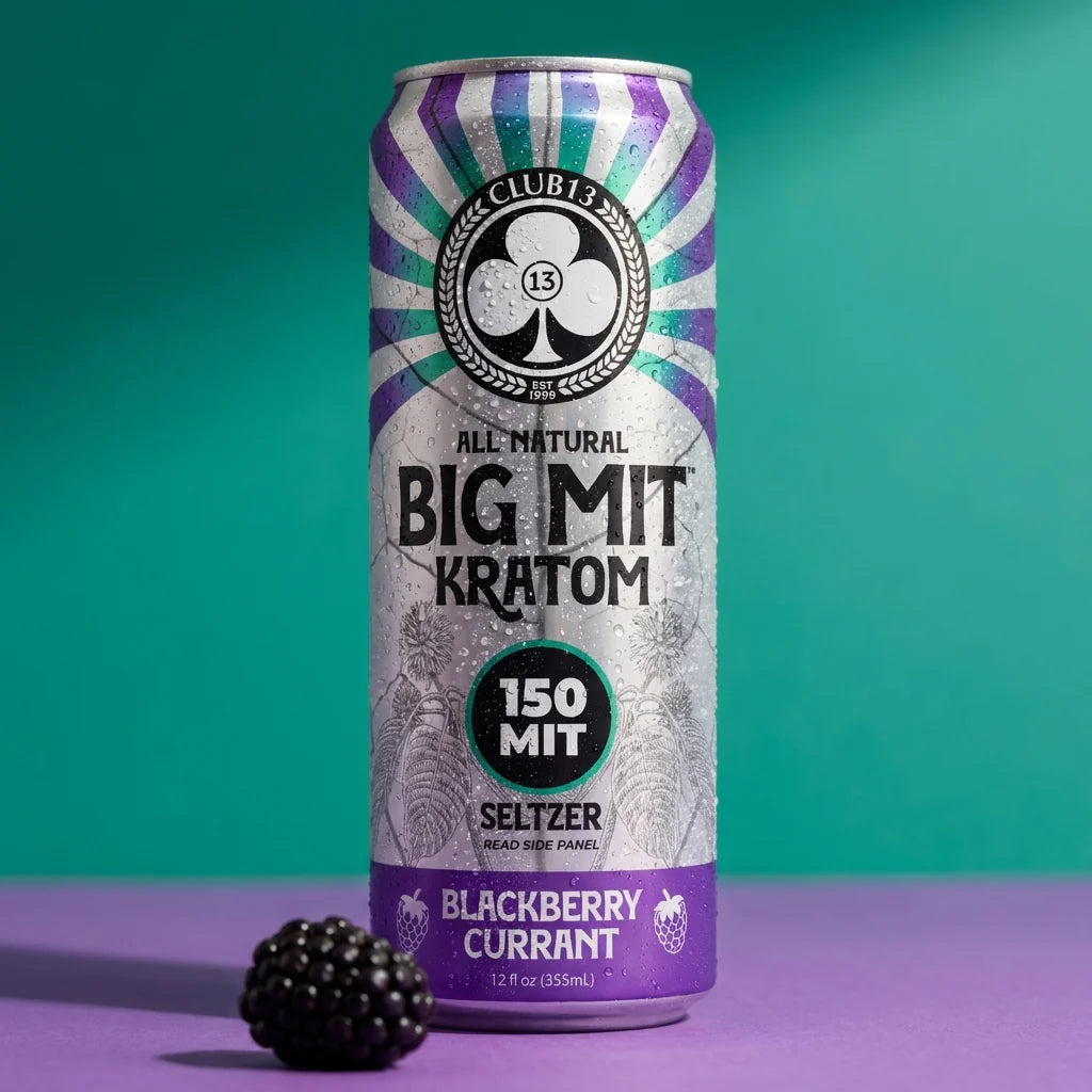 BIG MIT Blackberry Currant Kratom Seltzer (150 MIT)