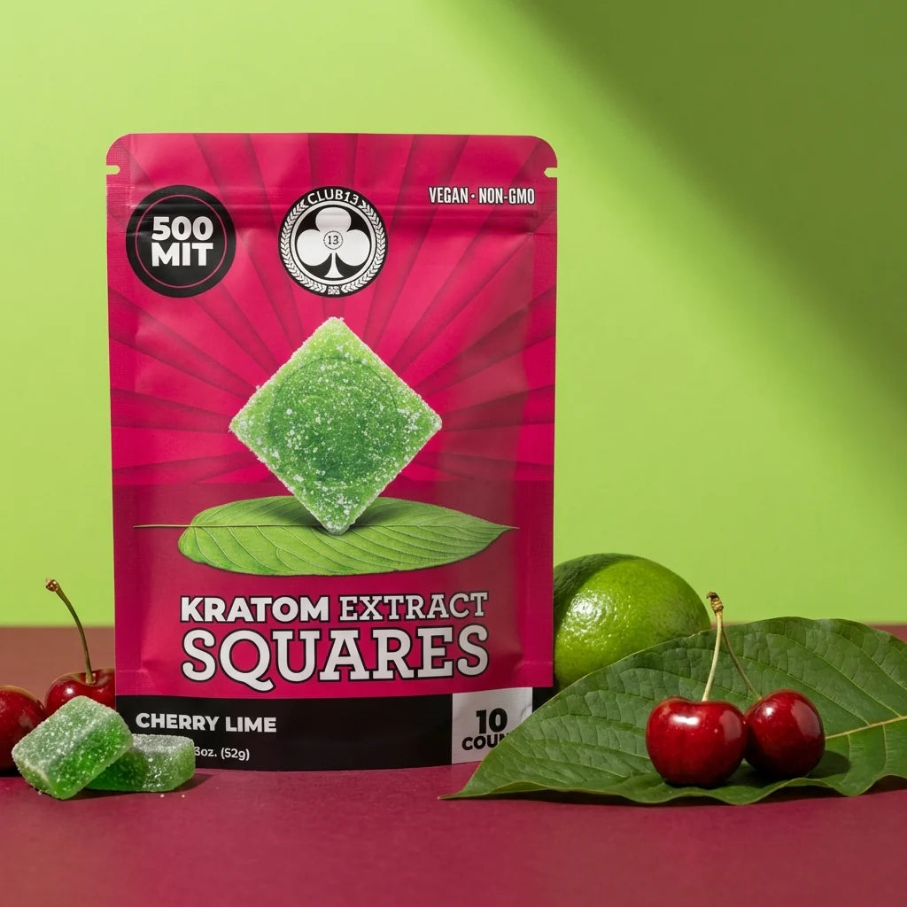 Cherry Lime Kratom Squares