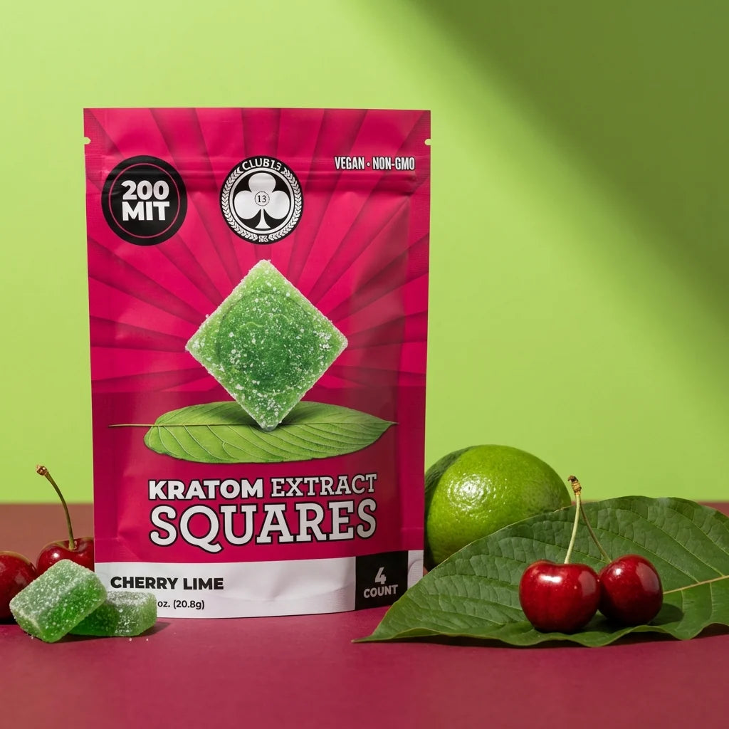Cherry Lime Kratom Squares