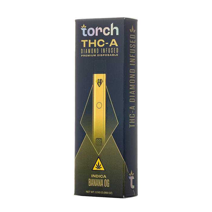 TORCH DIAMOND THC-A | 2.5G VAPE | BANANA OG