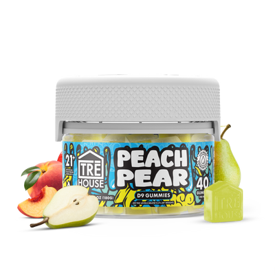 Peach & Pear  | Delta 9 THC Gummies with CBD