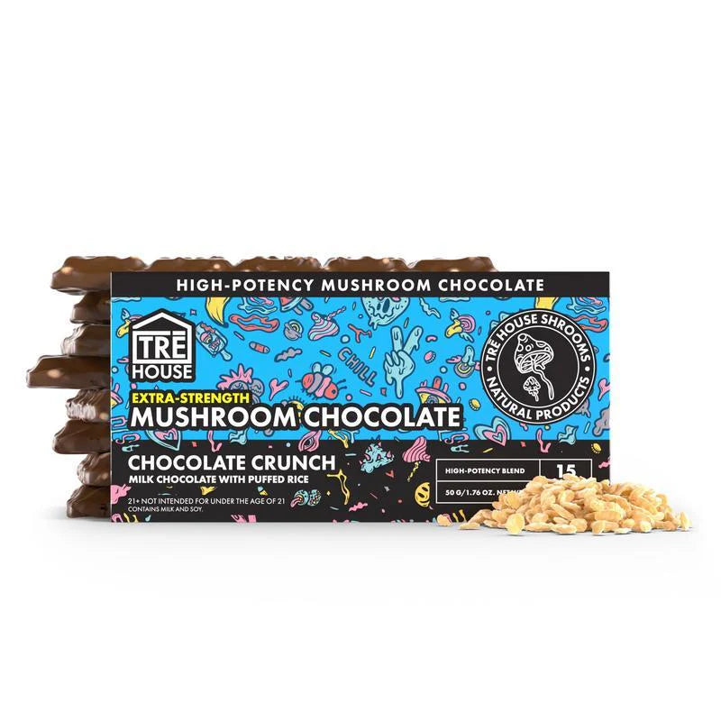Chocolate Crunch Mushroom Chocolate Bar