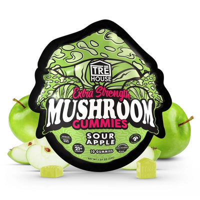 Sour Apple Mushroom Gummies