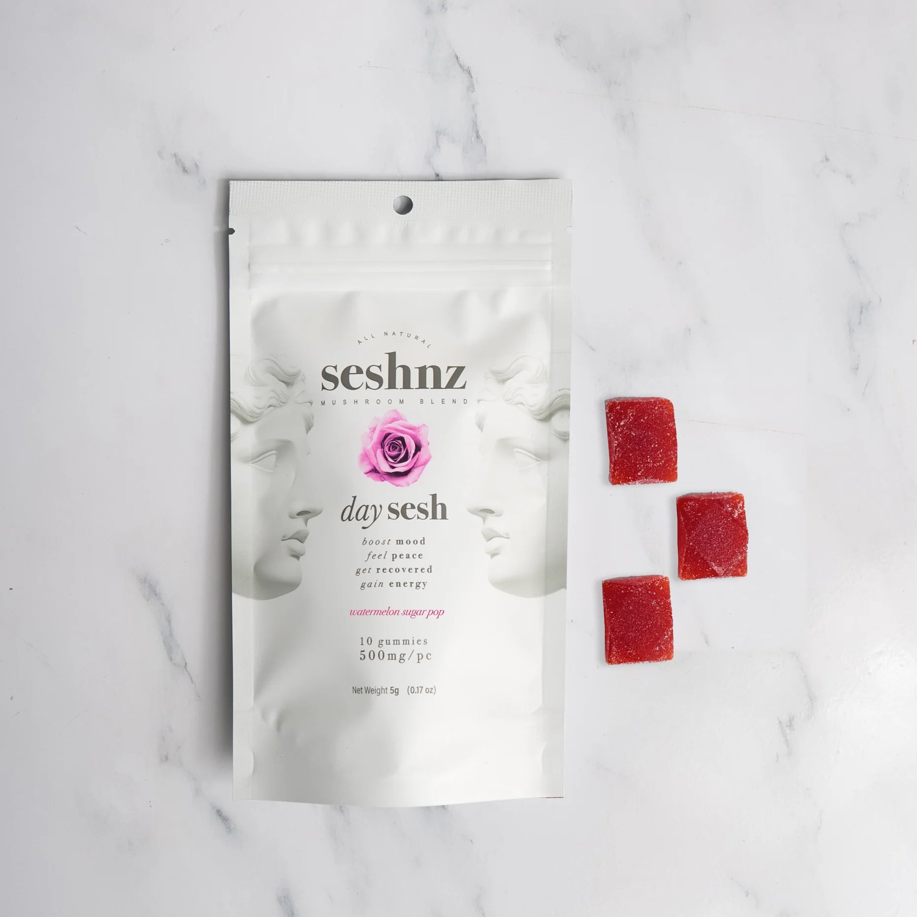 Watermelon Sugar Pop - Day Sesh - Mushroom Blend Gummies